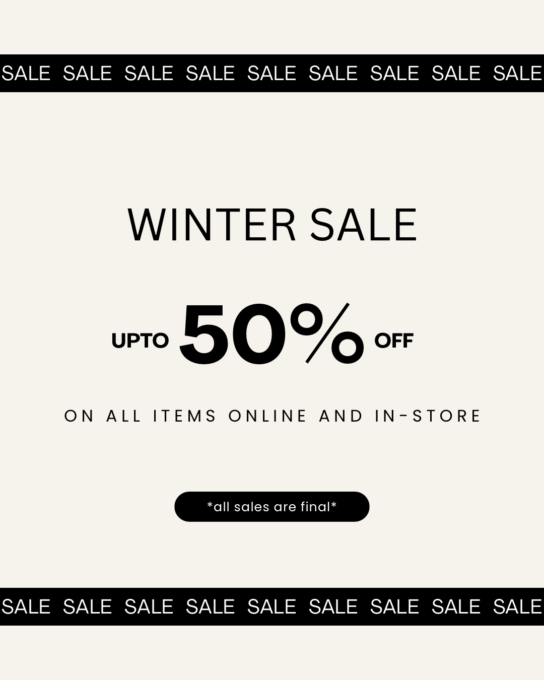 Winter Sale