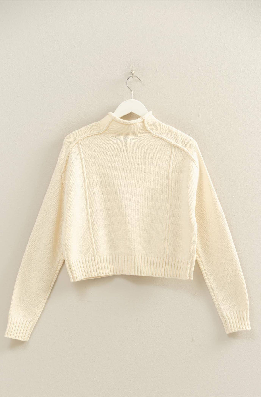 Crema Mock Neck Sweater