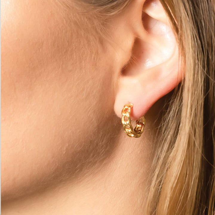 Kate Link Hoop Earrings
