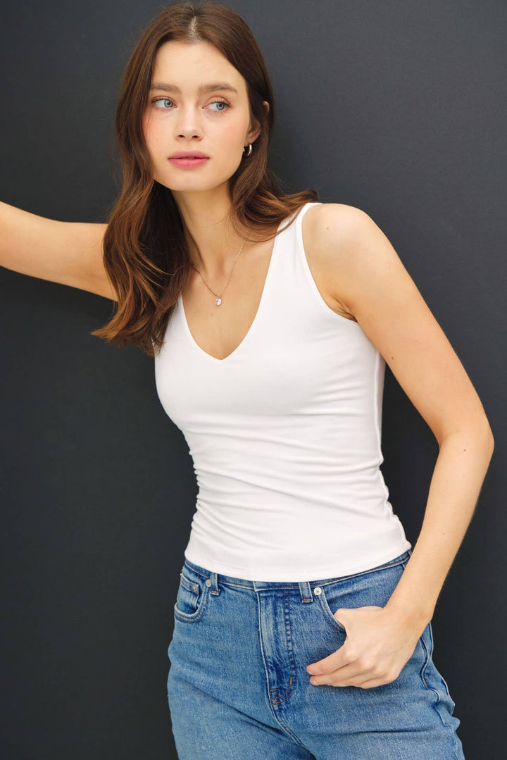 Core V Neck Tank