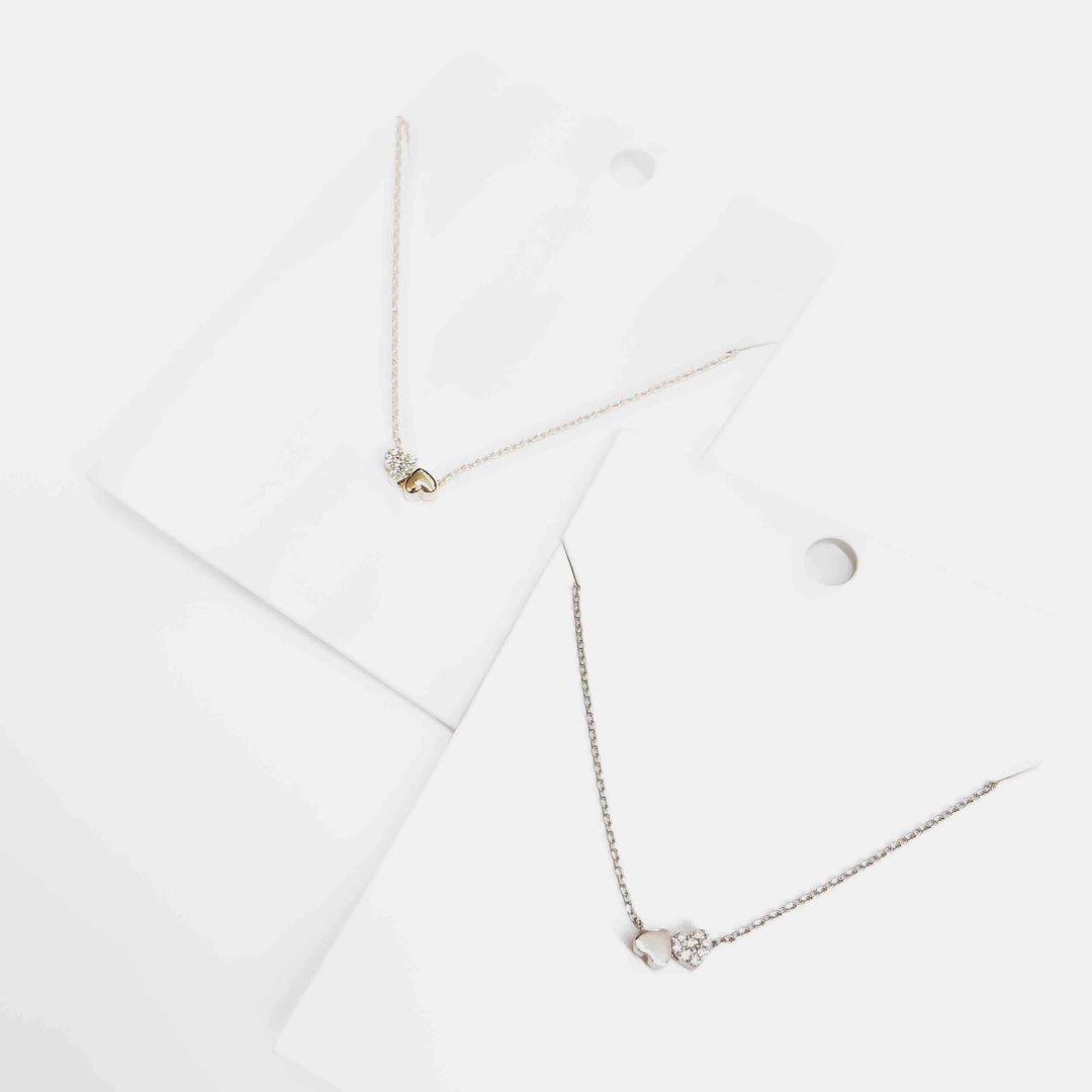 Two Hearts Necklace - waterproof