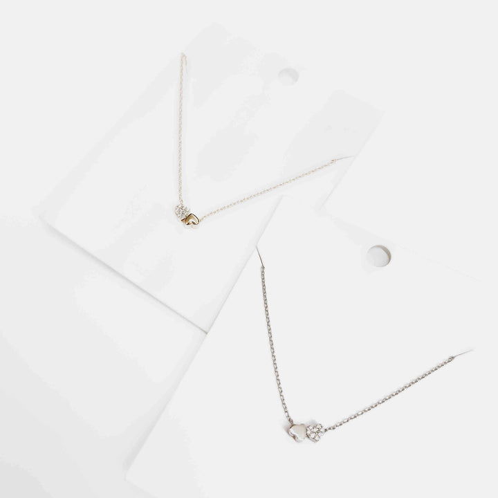 Two Hearts Necklace - waterproof