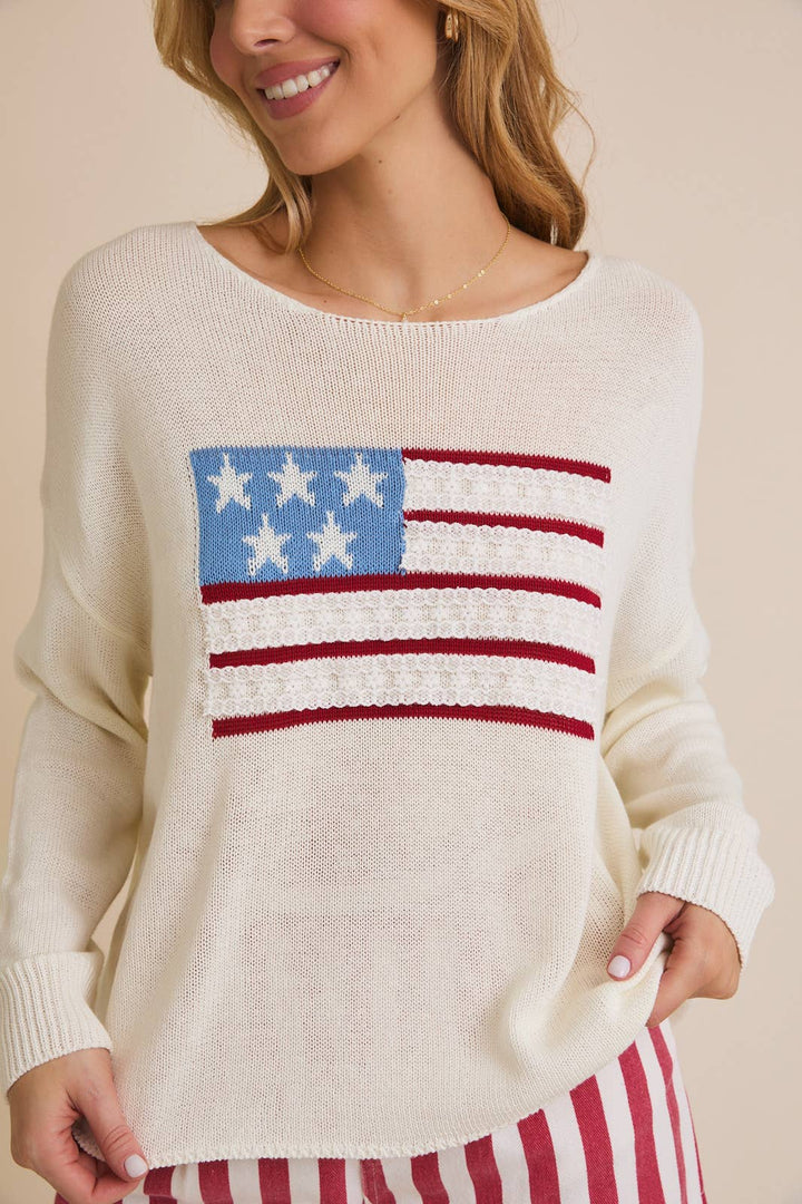 Star-Spangled Knit Sweater