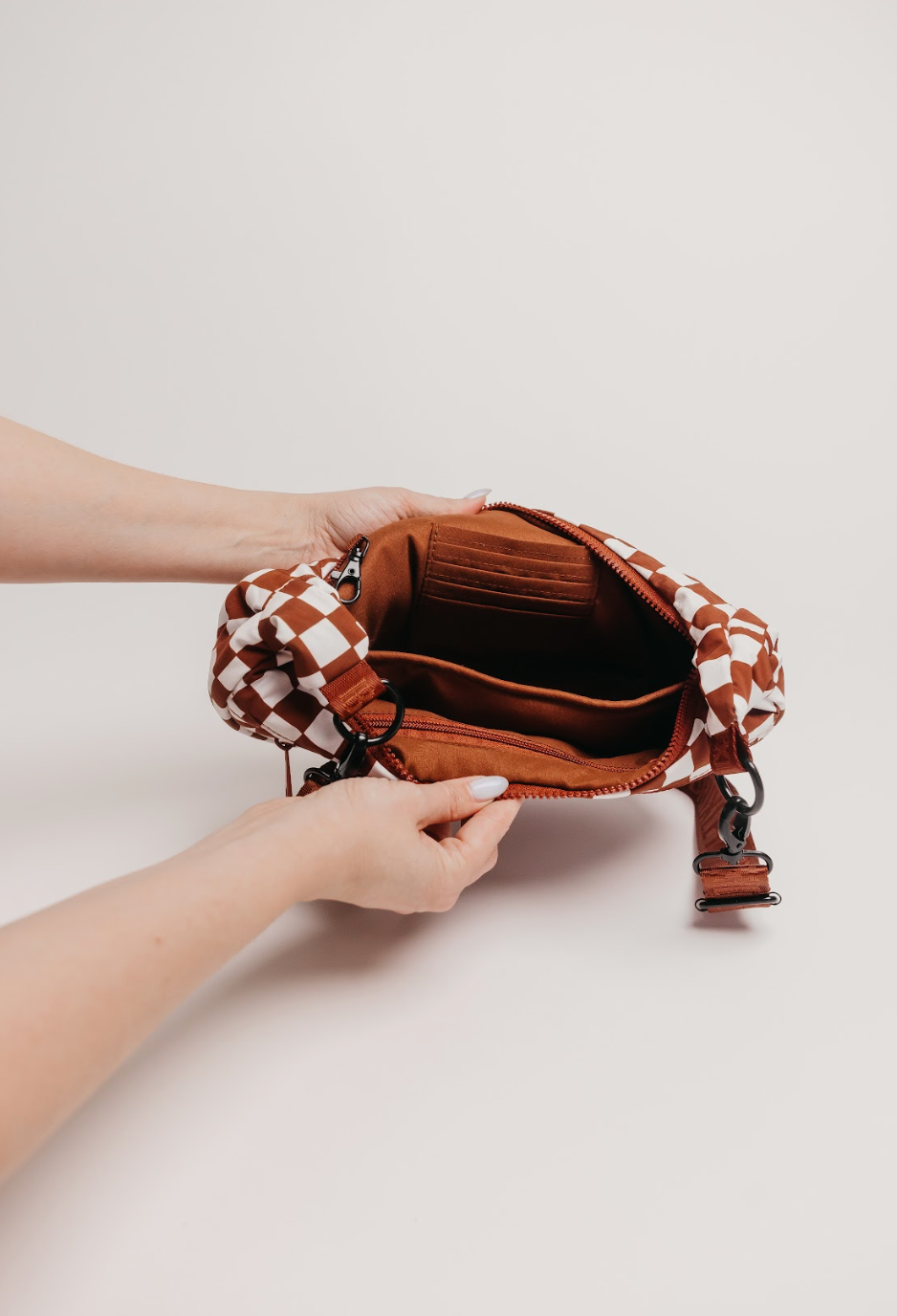 Coco Check Crescent Bag {Preorder}