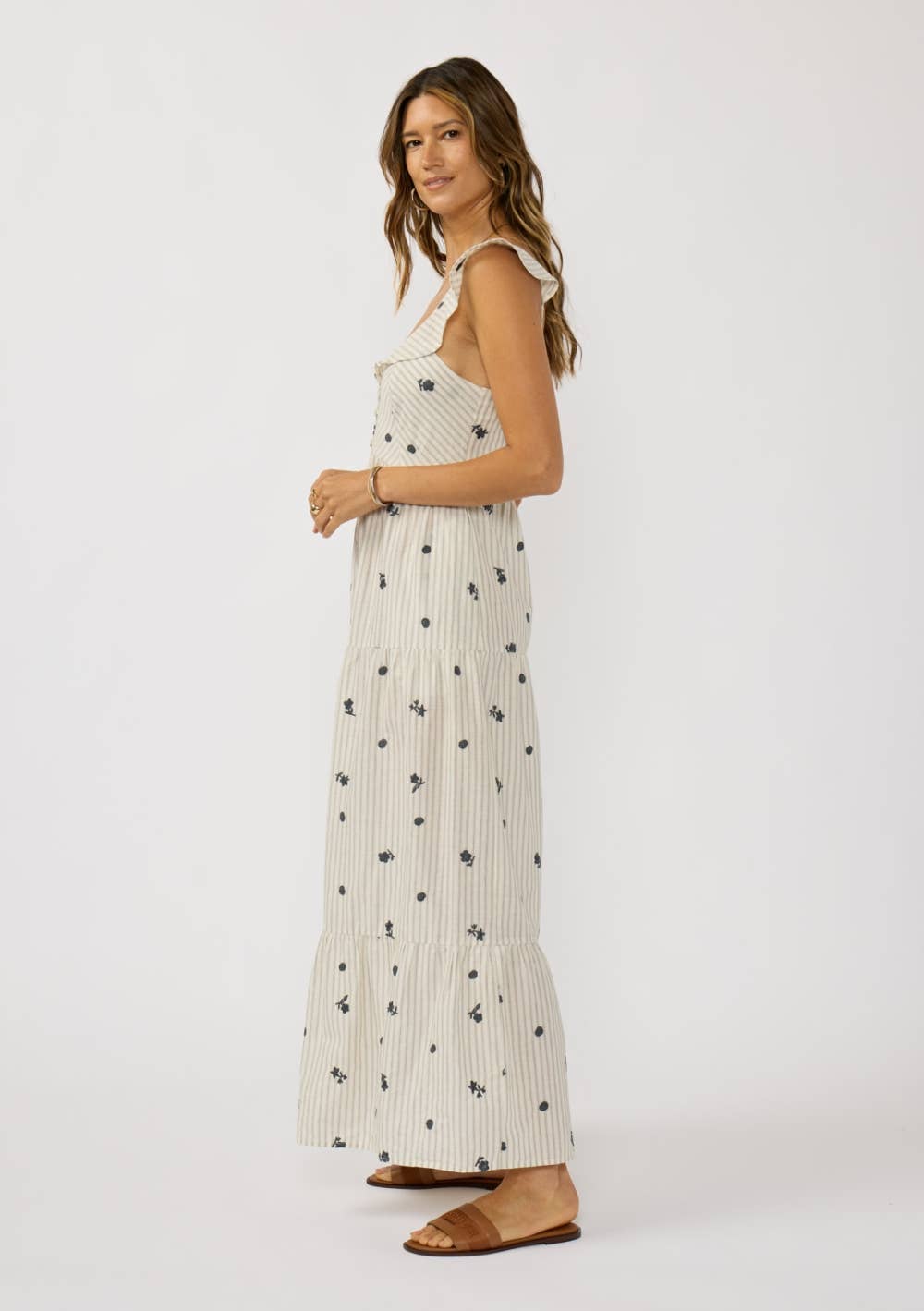 Seaside Bloom Maxi Dress