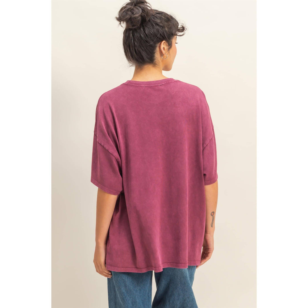 Mineral Wash Oversized Tee