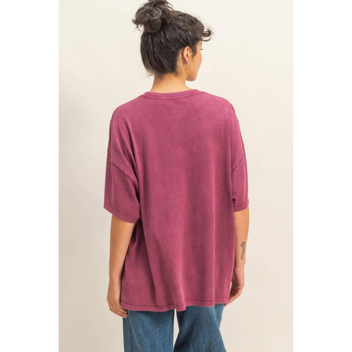 Mineral Wash Oversized Tee