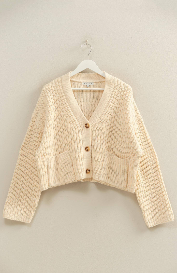 Annalise Ribbed Sweater Cardigan
