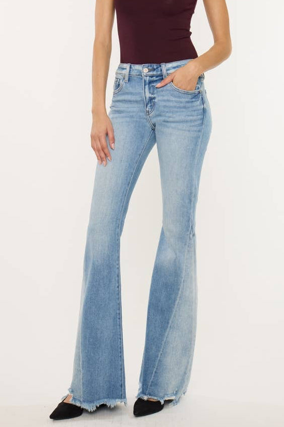 Bri Mid Rise Flare Jeans