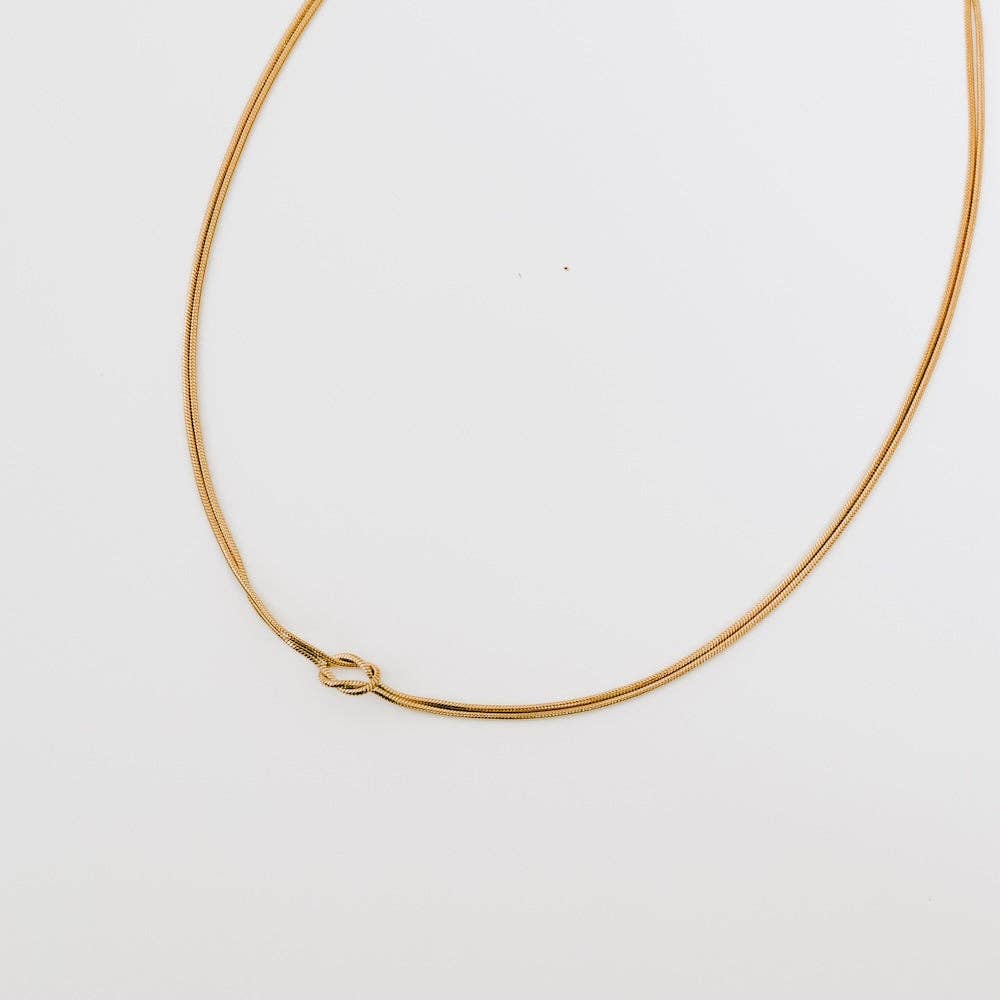 Eternity Knot Necklace - waterproof