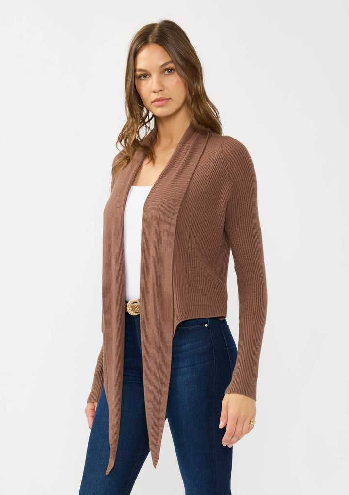Willa Tie Front Knit Wrap Cardigan