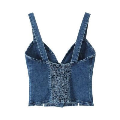 FINAL SALE Delilah Denim Tank