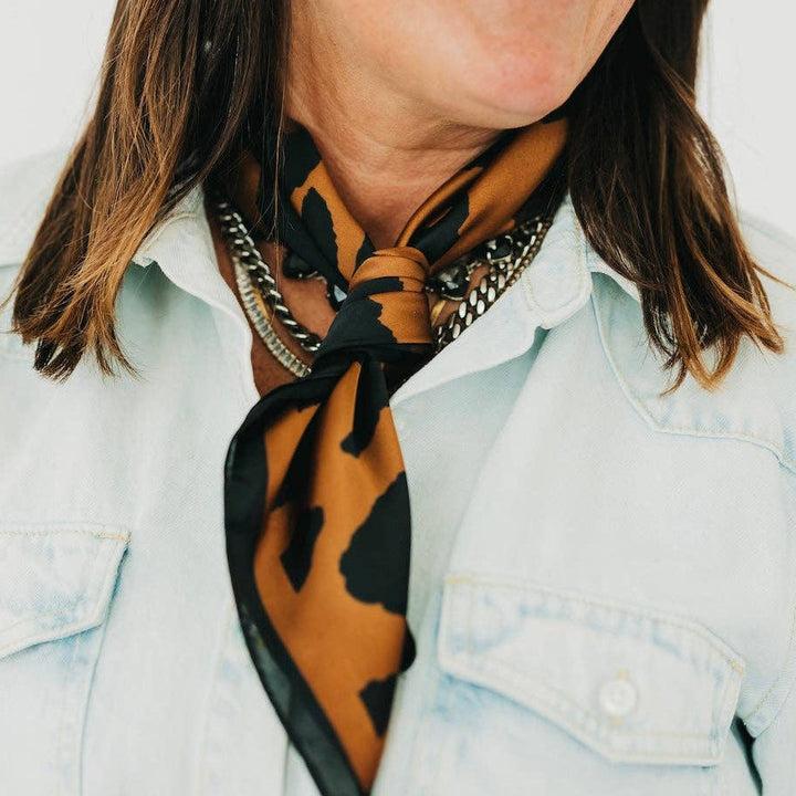 Sylvie Leopard Scarf