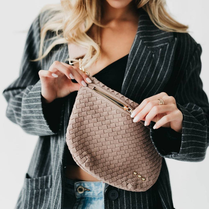 Westlyn Suede Woven Bum Bag