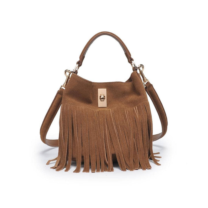 Bowie Leather Fringe Crossbody