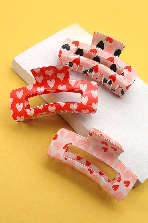 Heart Hair Clips