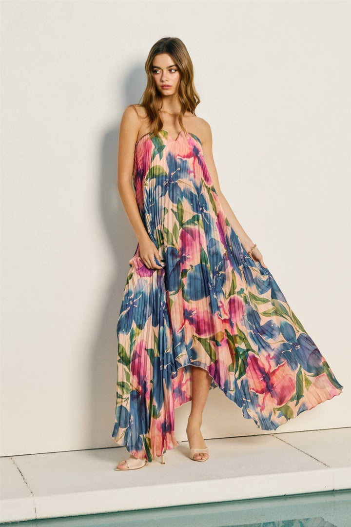Lapis Bloom Maxi Dress {Preorder}