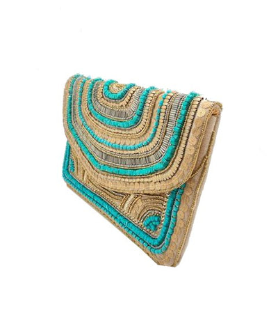 Goddess Beaded Clutch