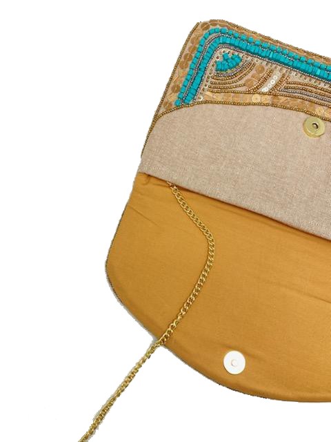 Goddess Beaded Clutch