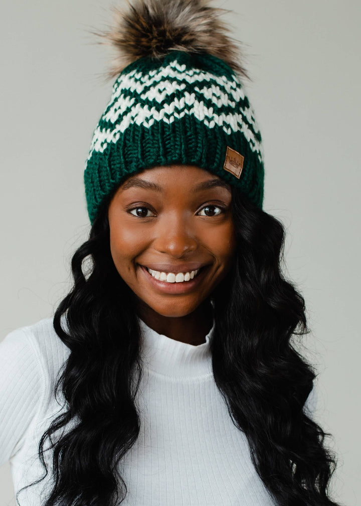 Vail Fleece Lined Pom Hat