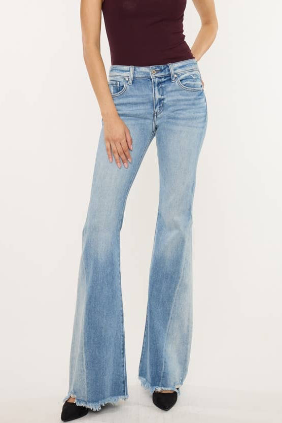Bri Mid Rise Flare Jeans