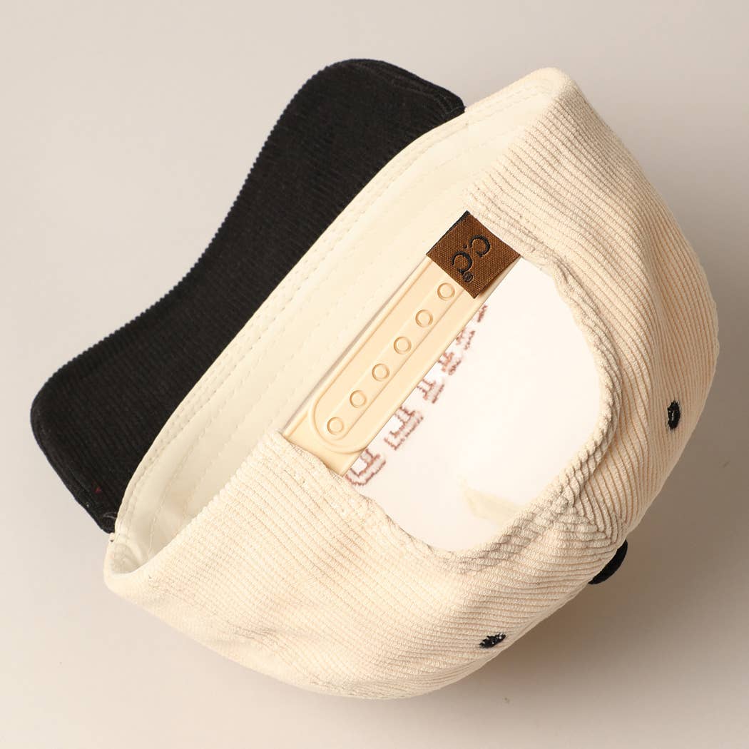 GAMEDAY Upside Down Corduroy Hat