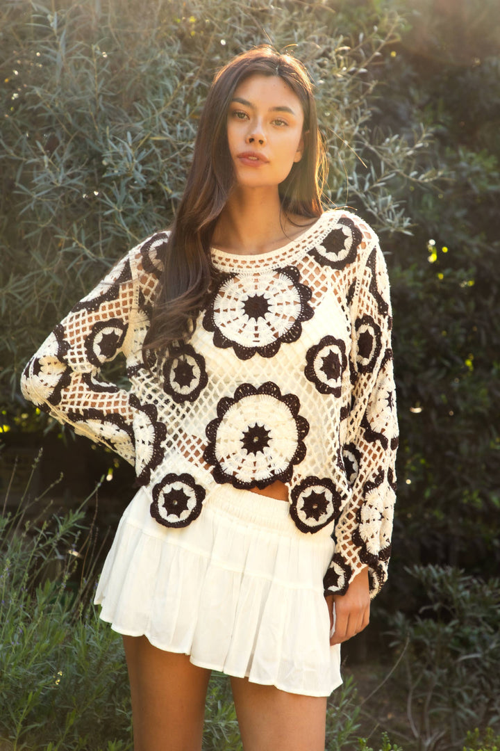 Colette Mandala Crochet Top