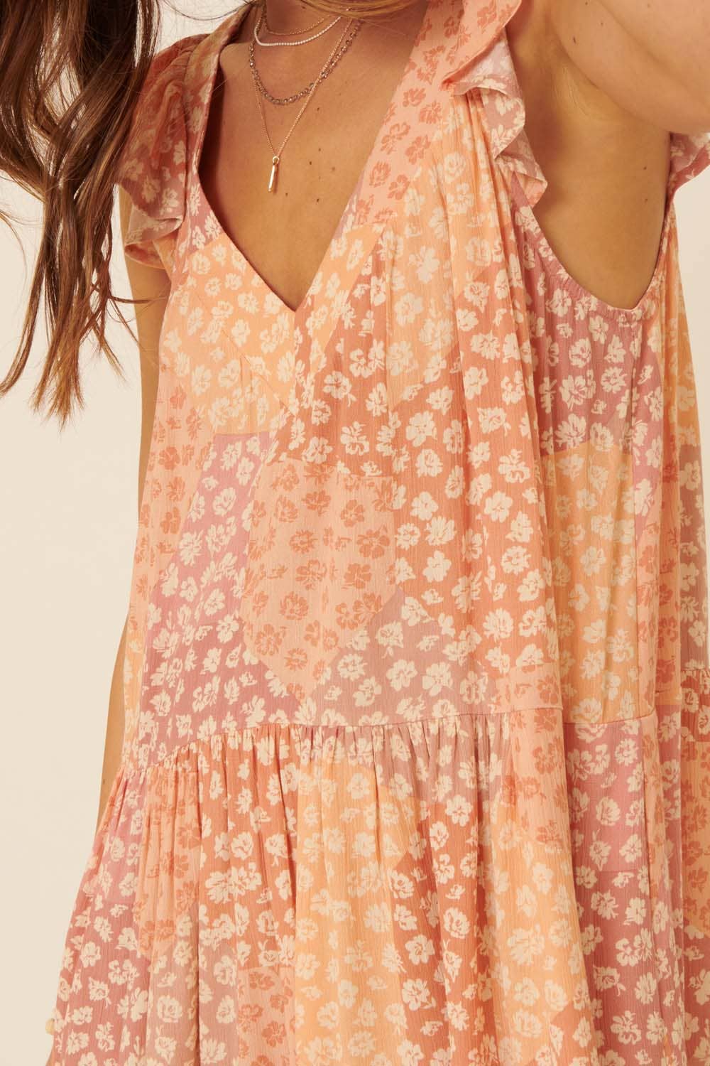 FINAL SALE Feelin’ Peachy Mini Sundress