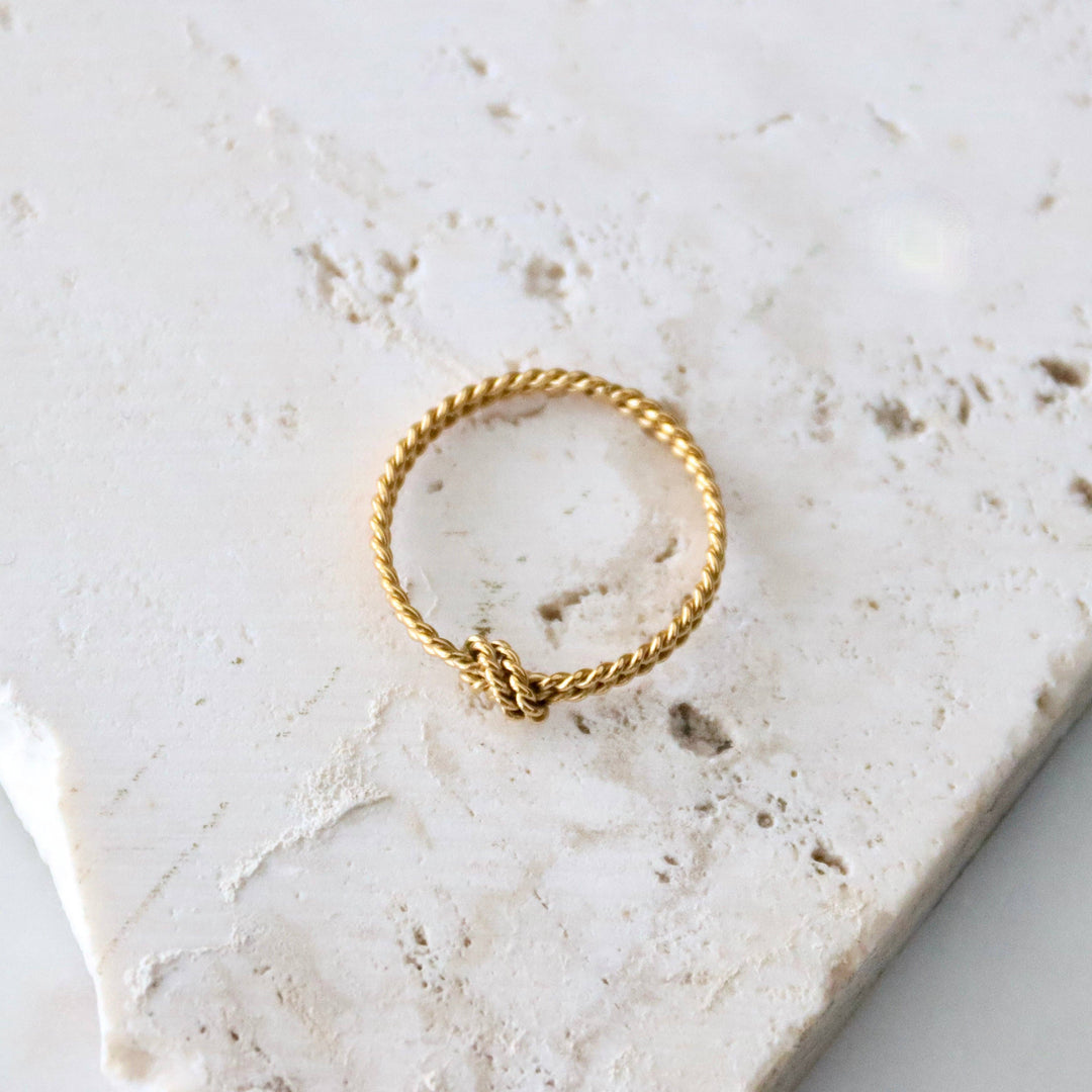 Braided Knot Stack Ring