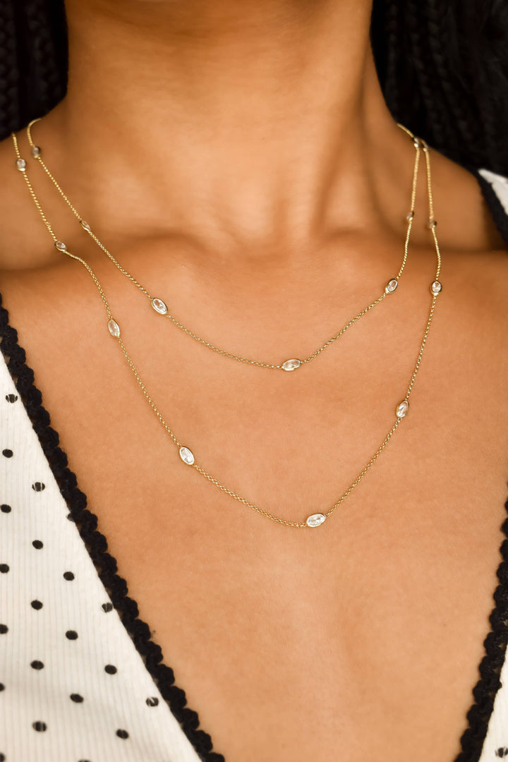 Haven CZ Bead Necklace