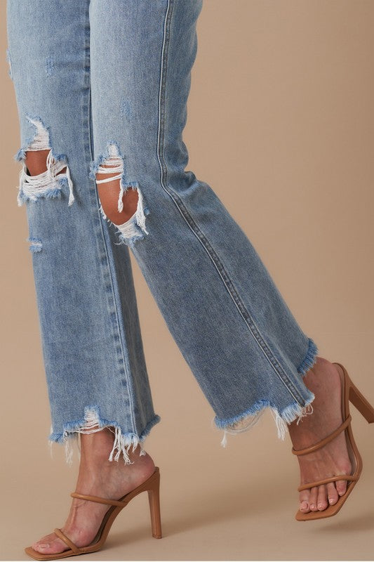 Kenna Cropped Denim Flash/Final Sale