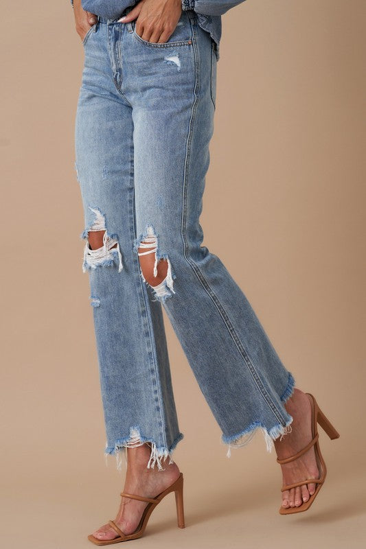 Kenna Cropped Denim Flash/Final Sale