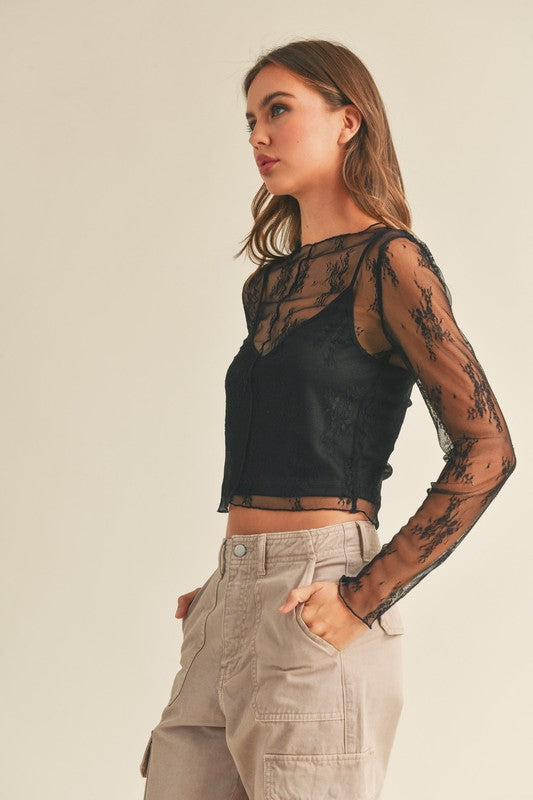After Hours Lace Top