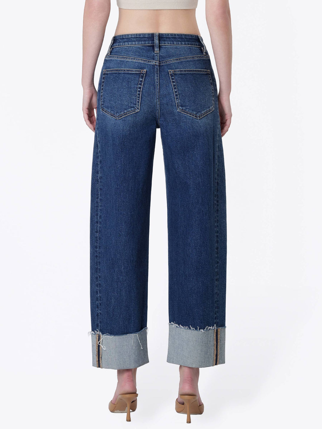 Blair Cuff Barrel Jeans { Preorder}