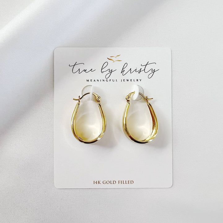 Timeless Hoops Earrings Gold Filled