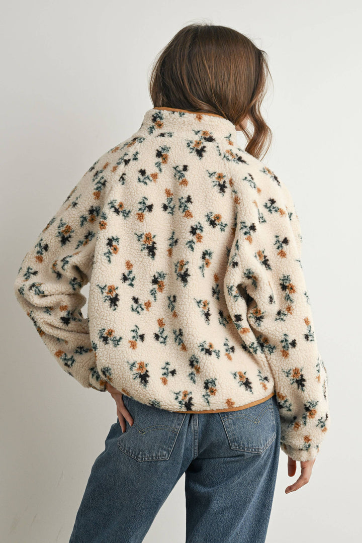 Cousins Floral Fleece Jacket