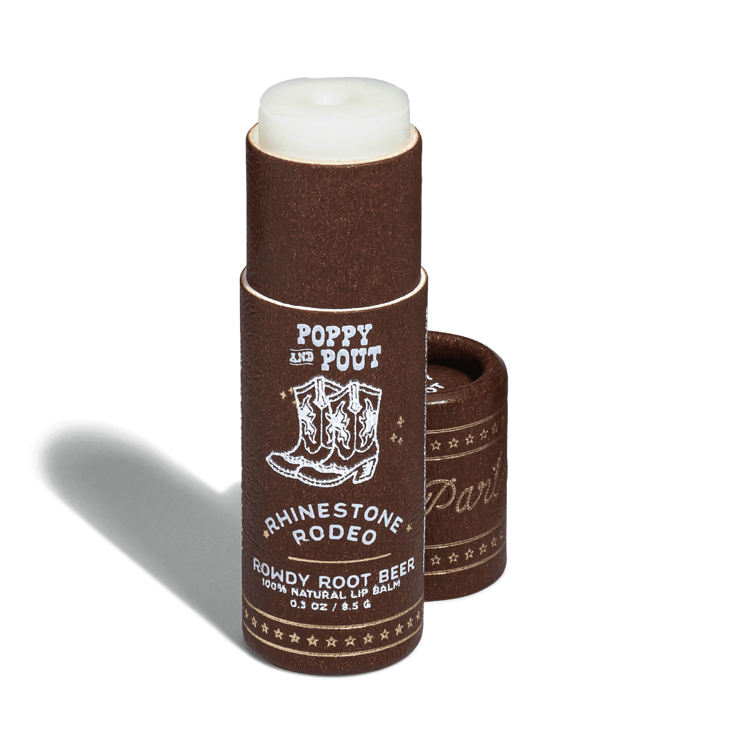 Poppy & Pout Lip Balm-Rowdy Rootbeer