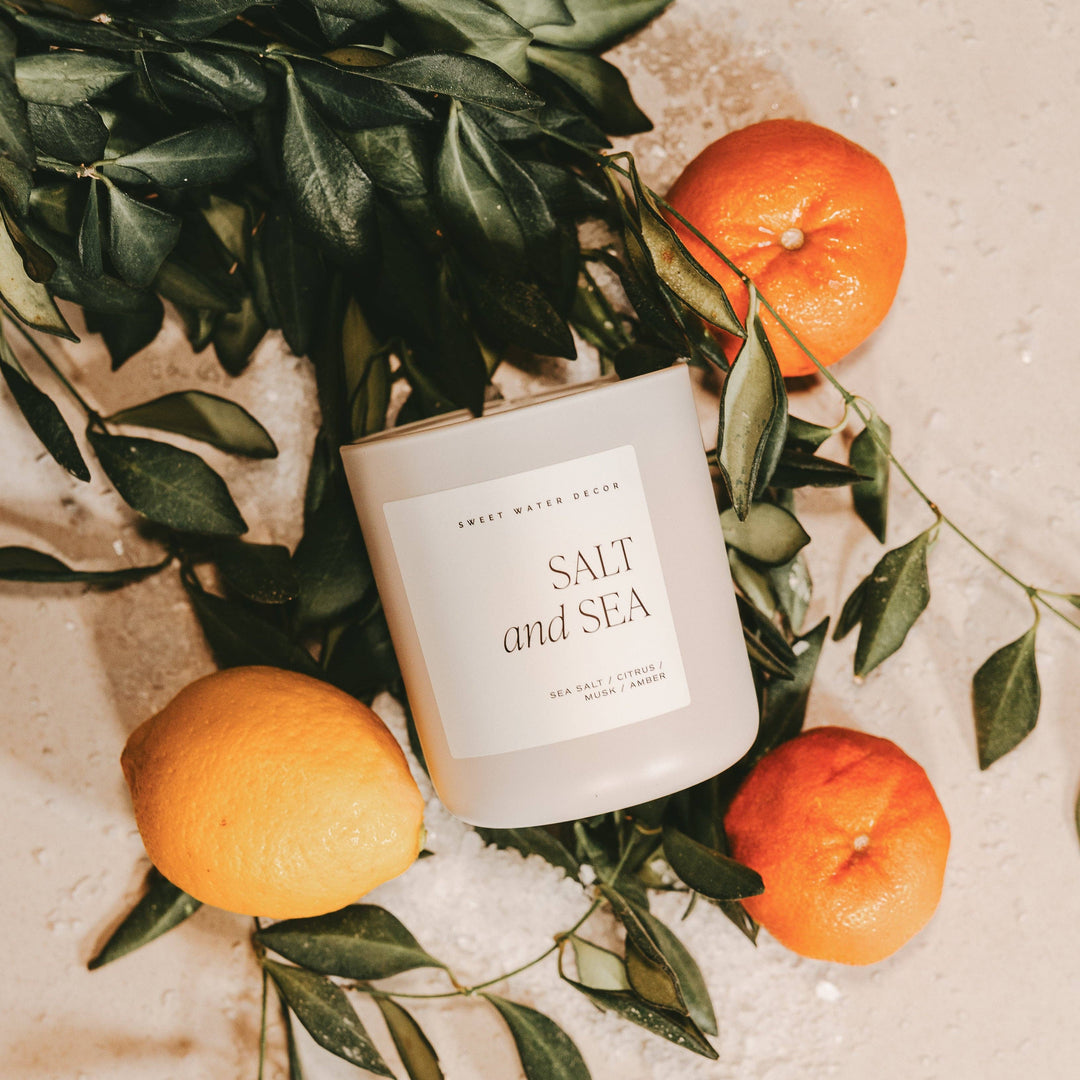 *Restock* Salt and Sea Soy Candle 15oz