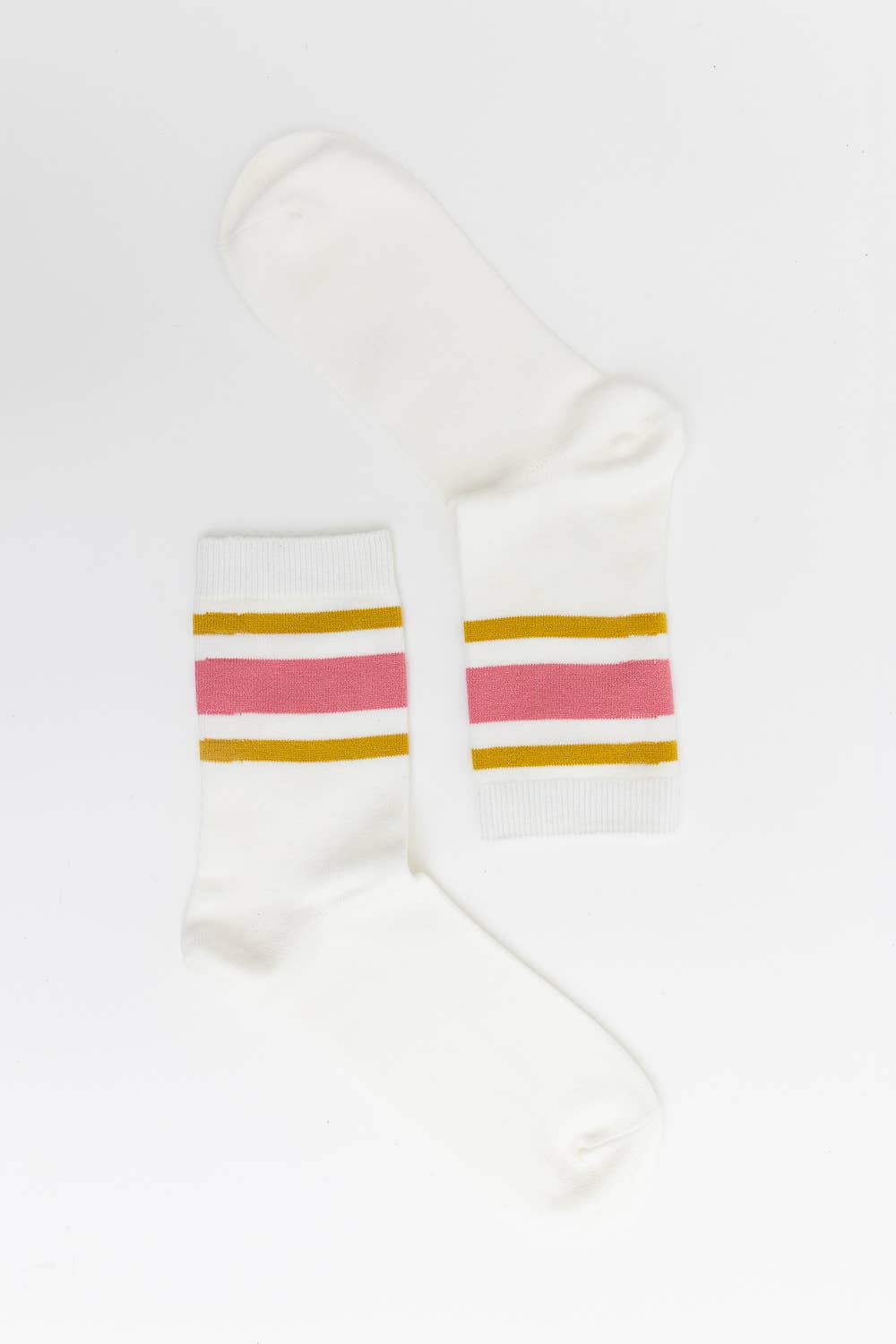 Retro Stripe Style Crew Socks
