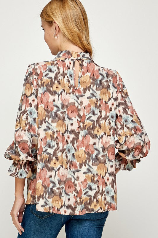 Fall Blooms Top Final Sale