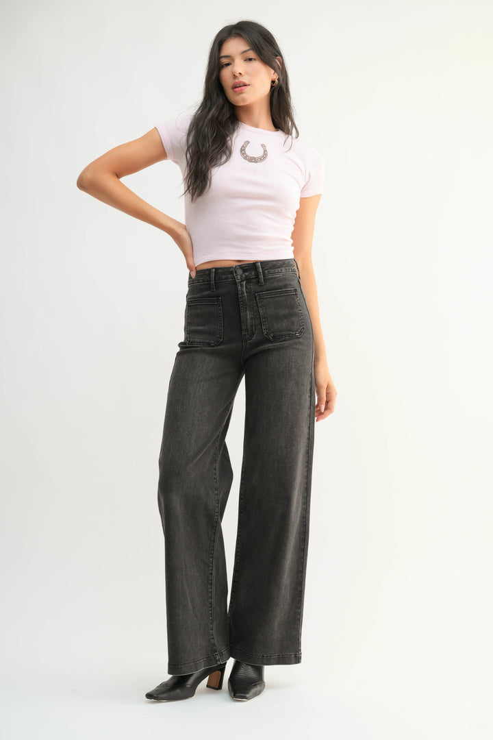 Gia Wide Leg Jeans