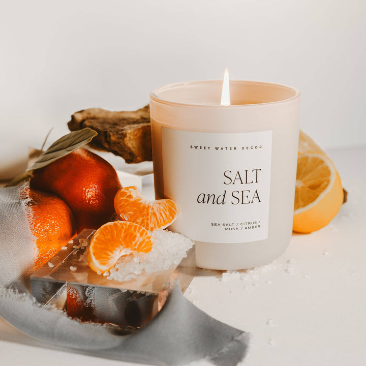 *Restock* Salt and Sea Soy Candle 15oz