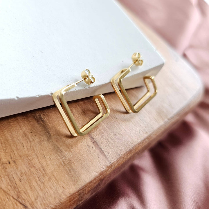 Luxe Gold Kamora Hoops