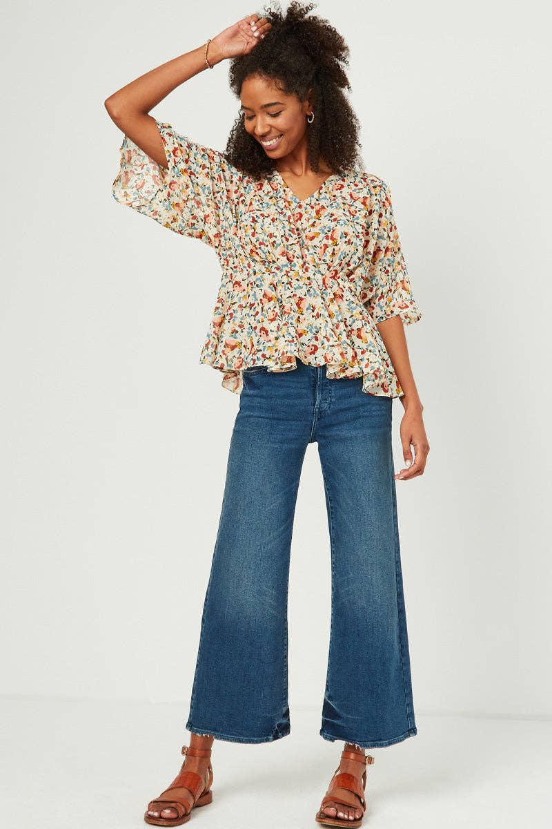 Harmony Floral Dolman Top final sale