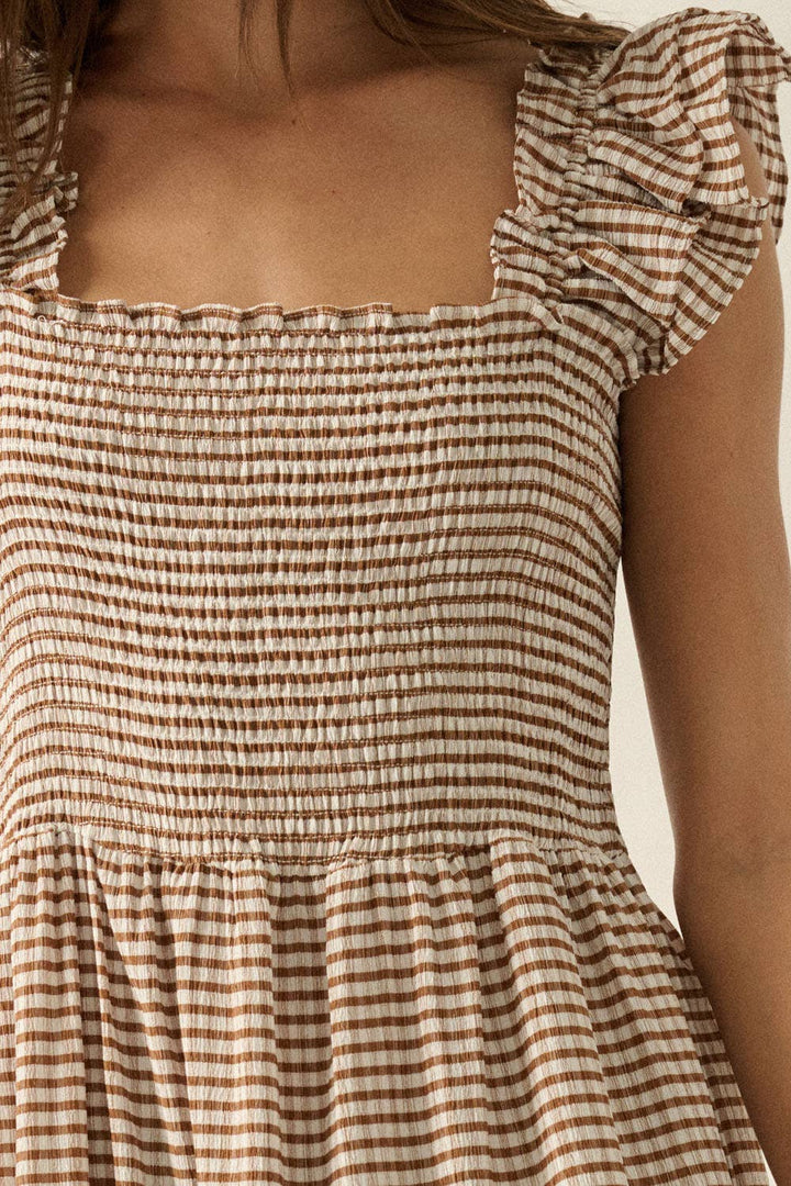 Brooke Gingham Maxi Dress