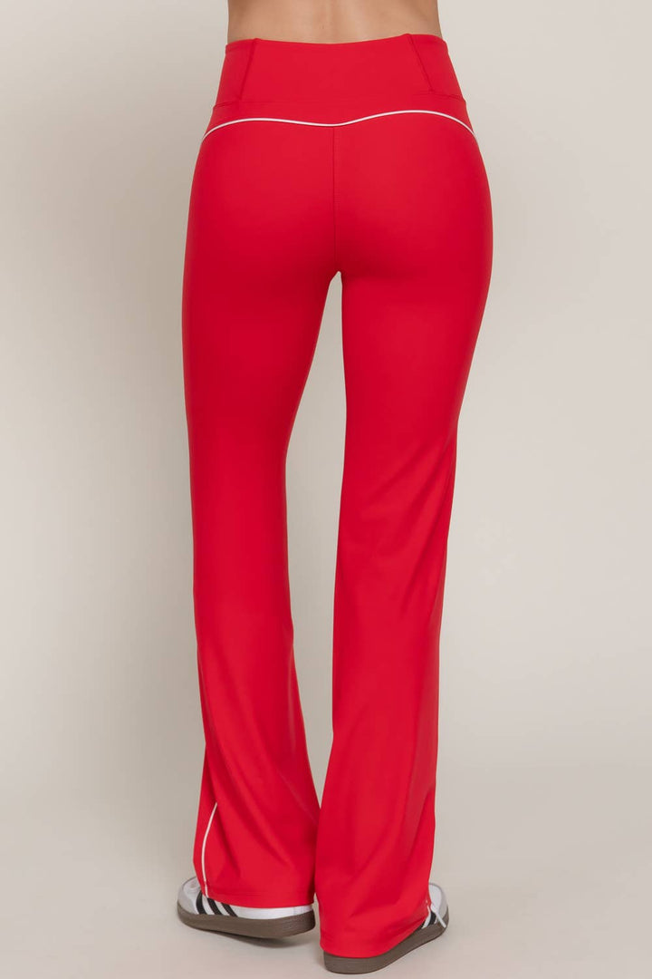 Never Better Piping Detail Pants