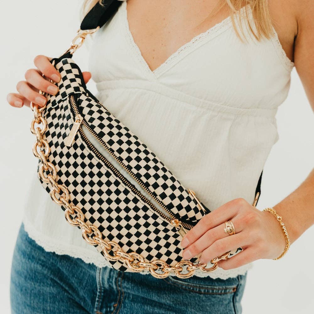 Chelsea Checkered Bum Bag