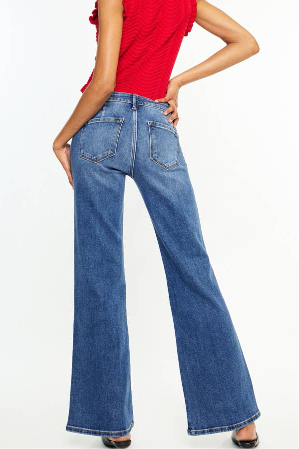 Indigo Ease Flare Jeans