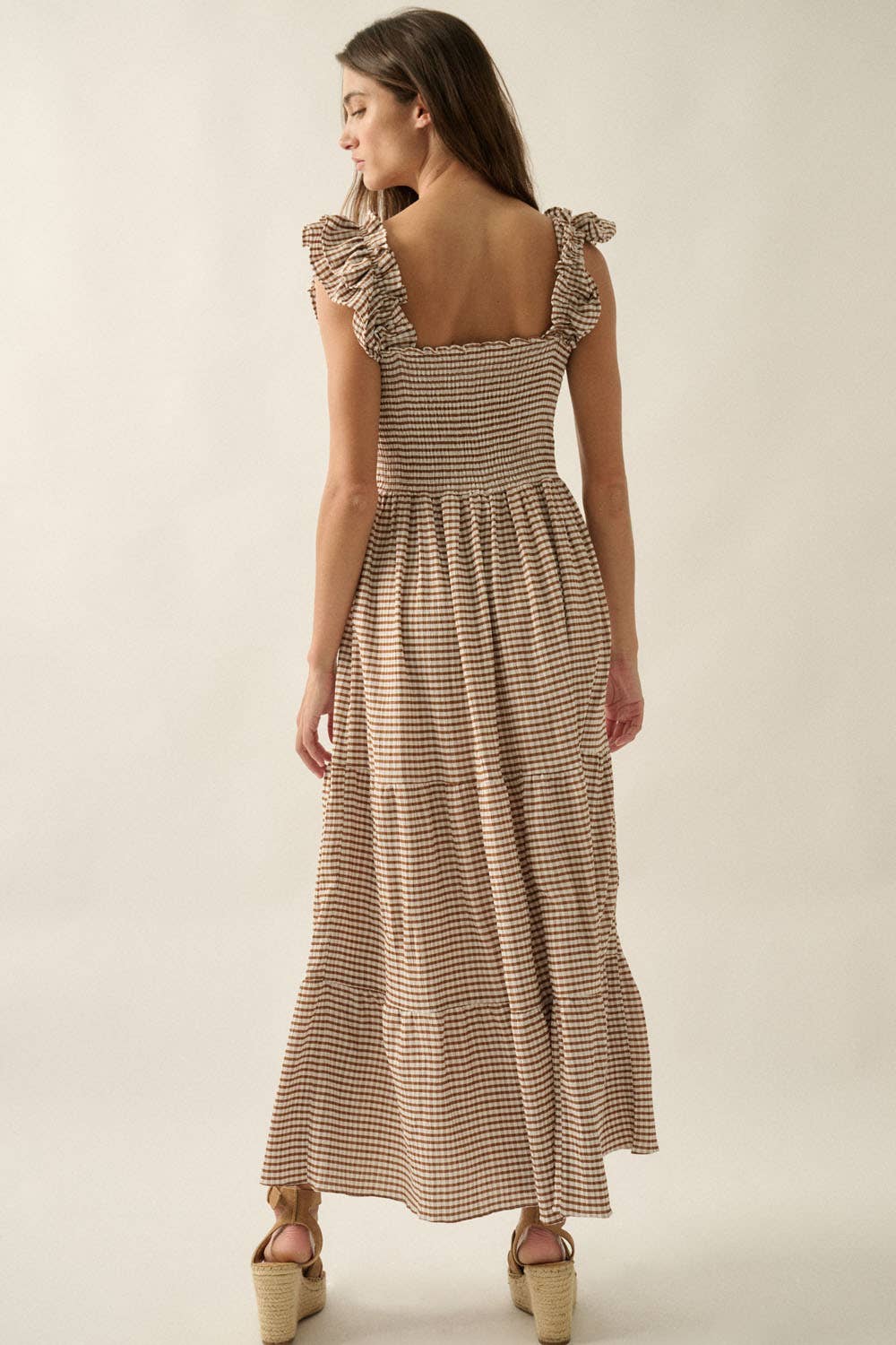 Brooke Gingham Maxi Dress