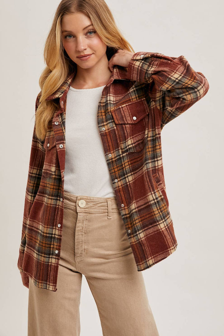 Rustwood Plaid Shacket